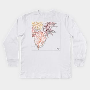 Fallen leaves Kids Long Sleeve T-Shirt